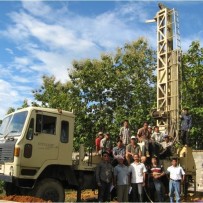 ROTARY WATER WELL DRILLING RIG