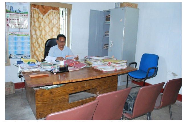 Registrar in charge of the establishment section DGM