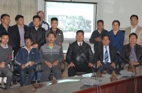 DGM officials and SymBios representative during the launch of the directorate website