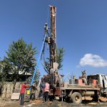 Tubewell Drilling in progress